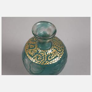 Émile Gallé Ätzglasvase Kirschdekor