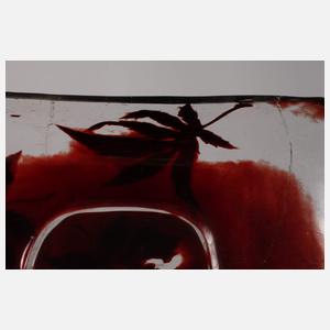 Émile Gallé Ätzglasschale mit Spinne