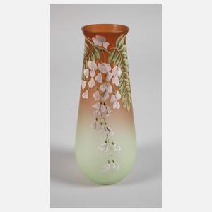 Glyzinien-Vase Fritz Heckert attr.