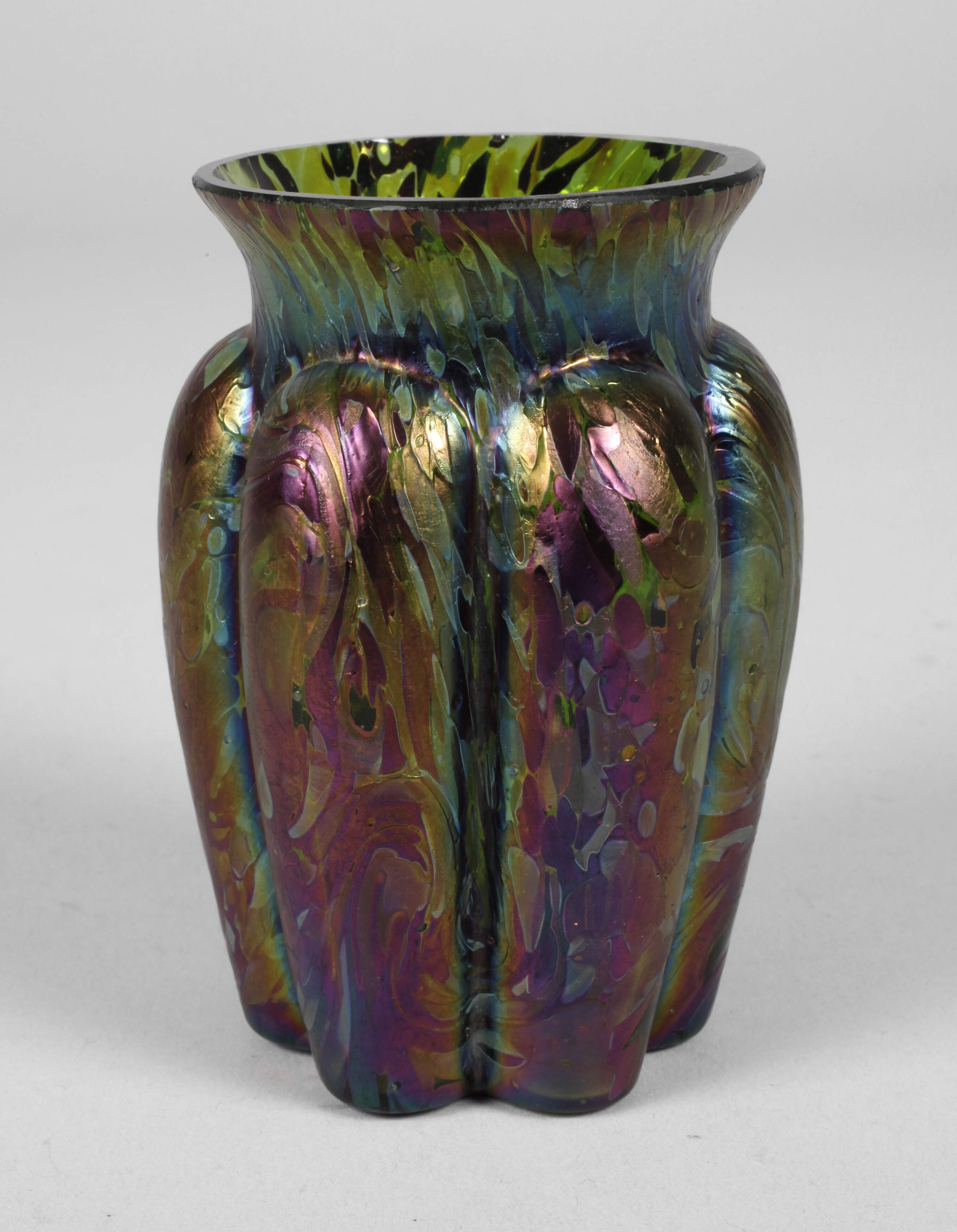 Kralik kleine Vase gerippt