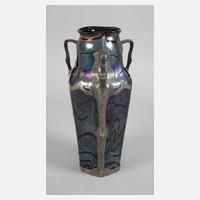 Kralik große zinnmontierte Vase111
