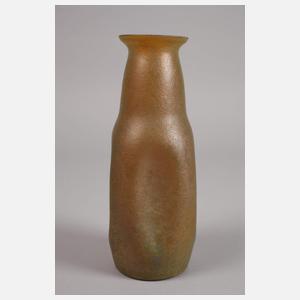 Vase mit Reduktionsmalerei