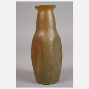 Vase mit Reduktionsmalerei