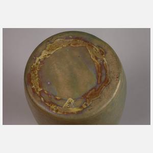 Vase mit Reduktionsmalerei