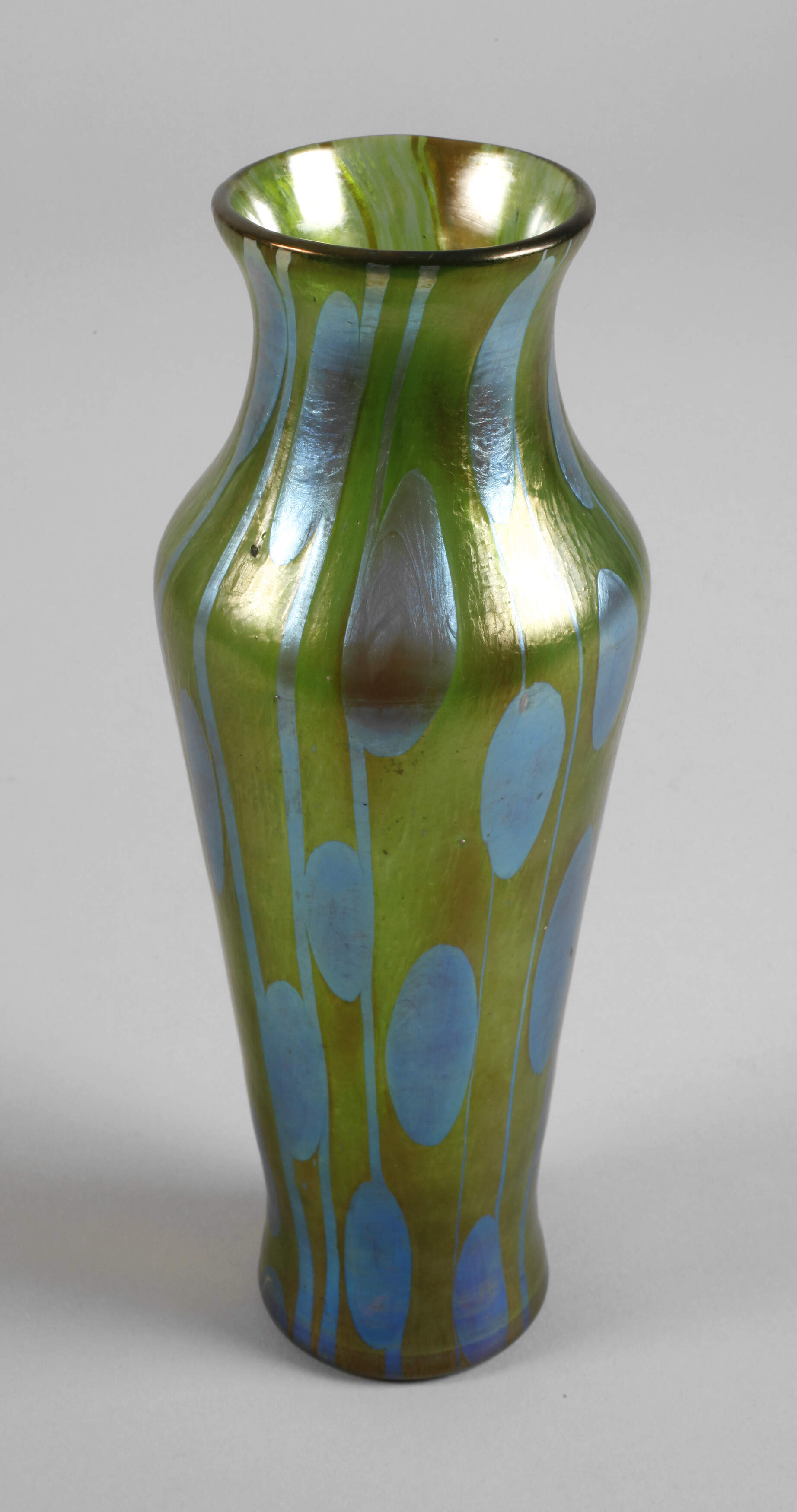 Lötz Wwe. Vase "Streifen und Flecken"