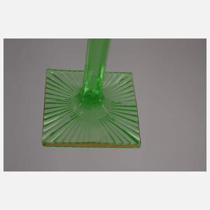 Paar Jugendstilrömer Uranglas