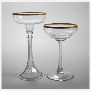 Zwei Champagnerschalen