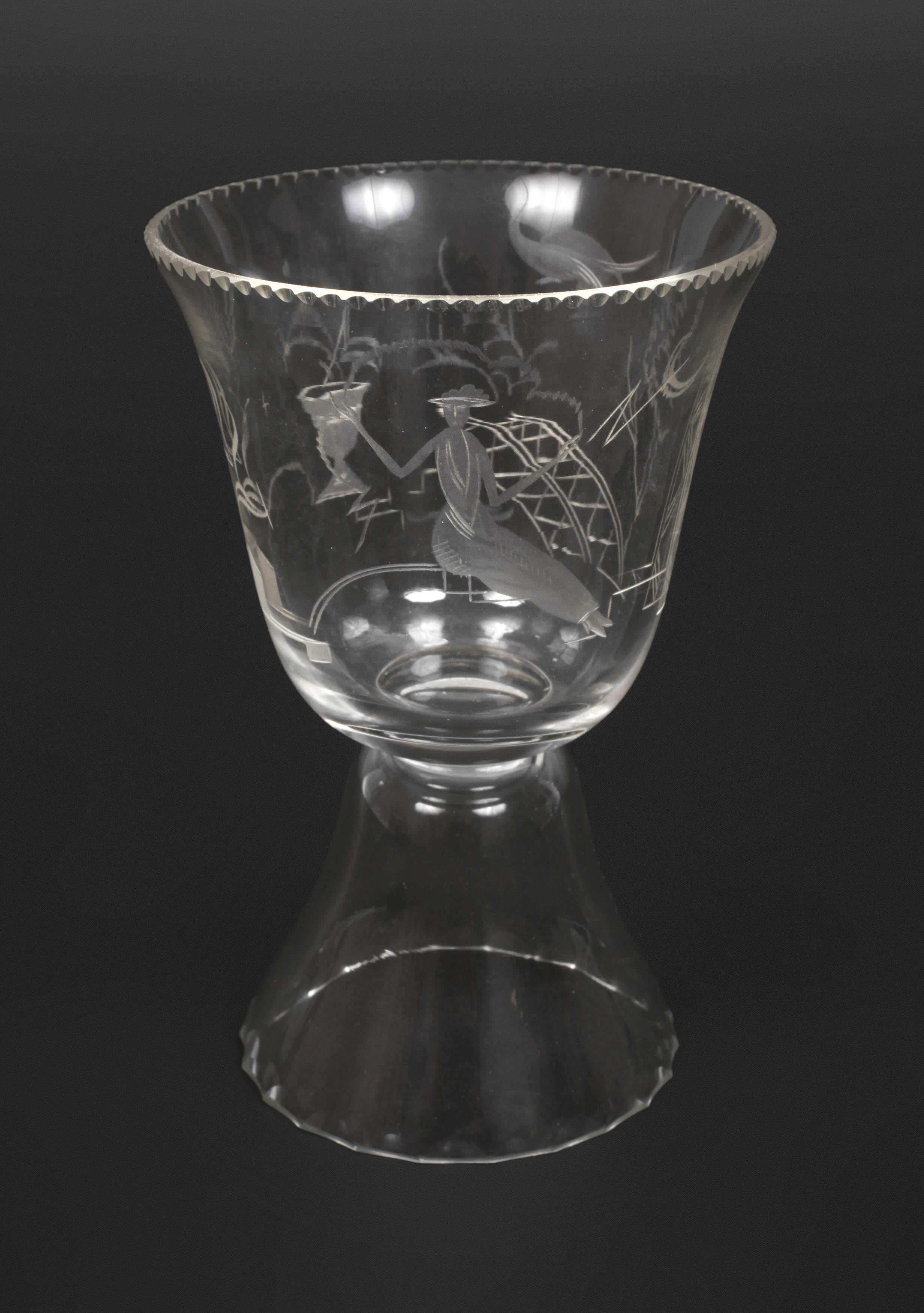 Becherglas Bruno Mauder Fachschule Zwiesel