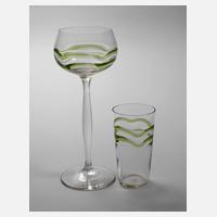 Theresienthal Römer und Trinkglas "Liane"111