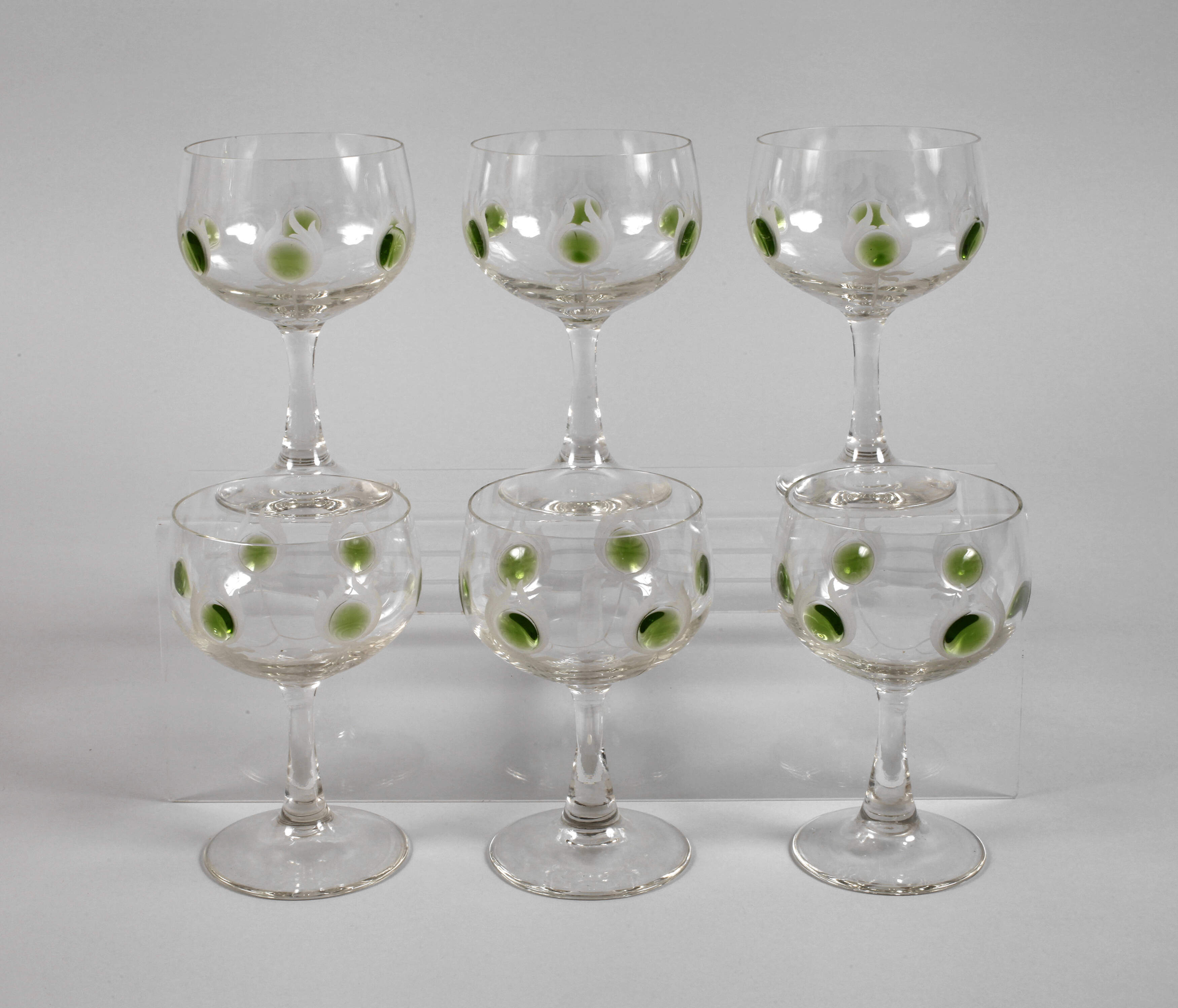 Sechs Sektgläser Bayerischer Wald