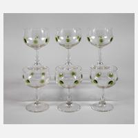Sechs Sektgläser Bayerischer Wald111