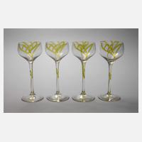 Vier elegante Jugendstilrömer111