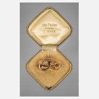 Jugendstilbrosche mit Diamanten111