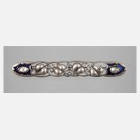 Jugendstilbrosche mit Emaille111