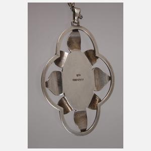 Anhänger Art déco mit Lapislazuli