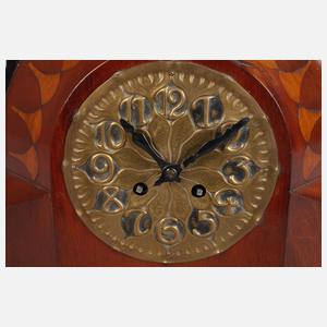 Intarsierte Tischuhr