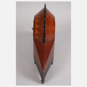 Intarsierte Tischuhr