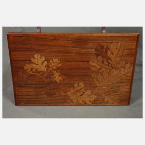 Drei Satztische Émile Gallé