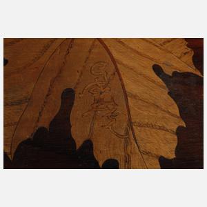 Drei Satztische Émile Gallé