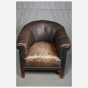 Drei Clubsessel Leder