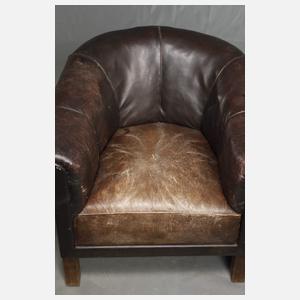 Drei Clubsessel Leder