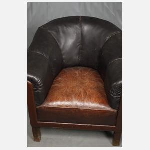 Drei Clubsessel Leder