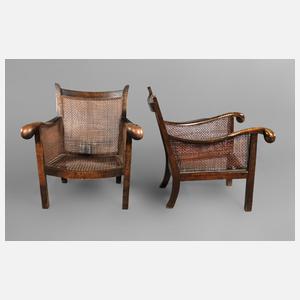 Paar große Clubsessel