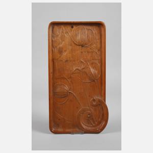 Geschnitzte Zierplatte