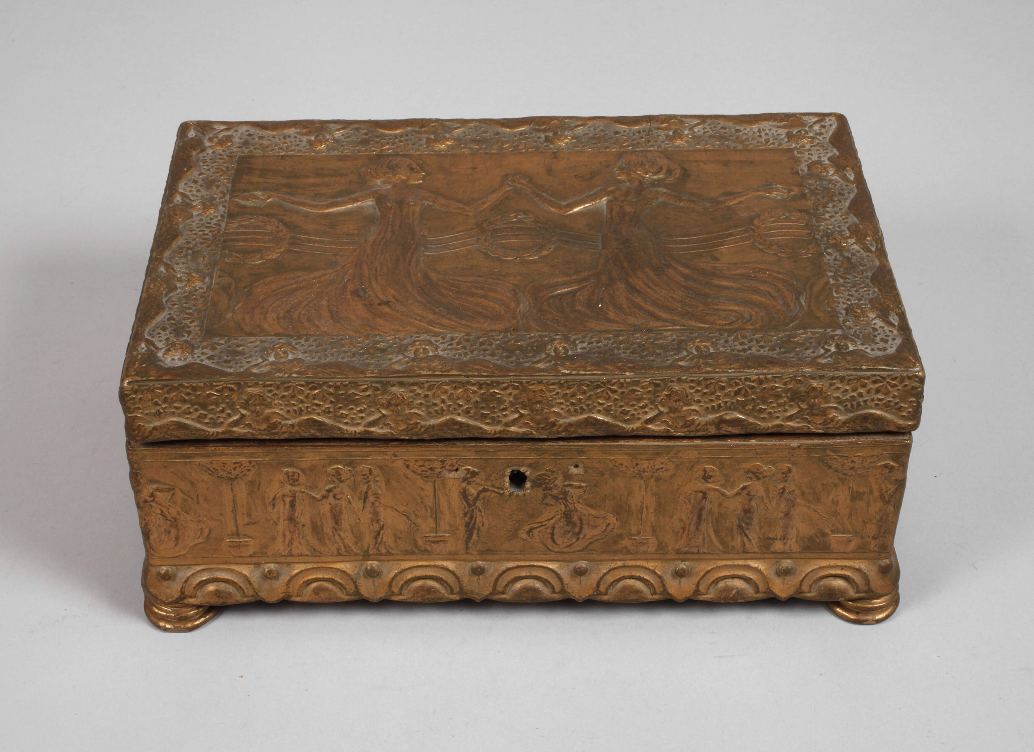 Dekorative Jugendstilschatulle