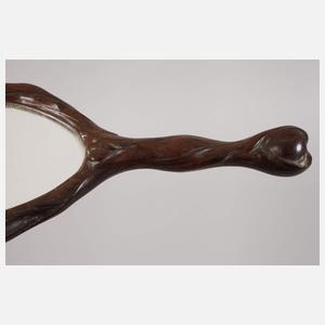 Geschnitzter Handspiegel