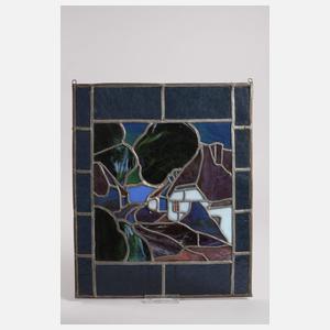 Zwei Bleiglasscheiben