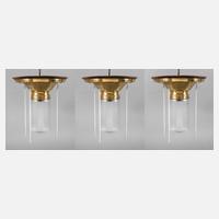 Drei Deckenlampen Jugendstil111