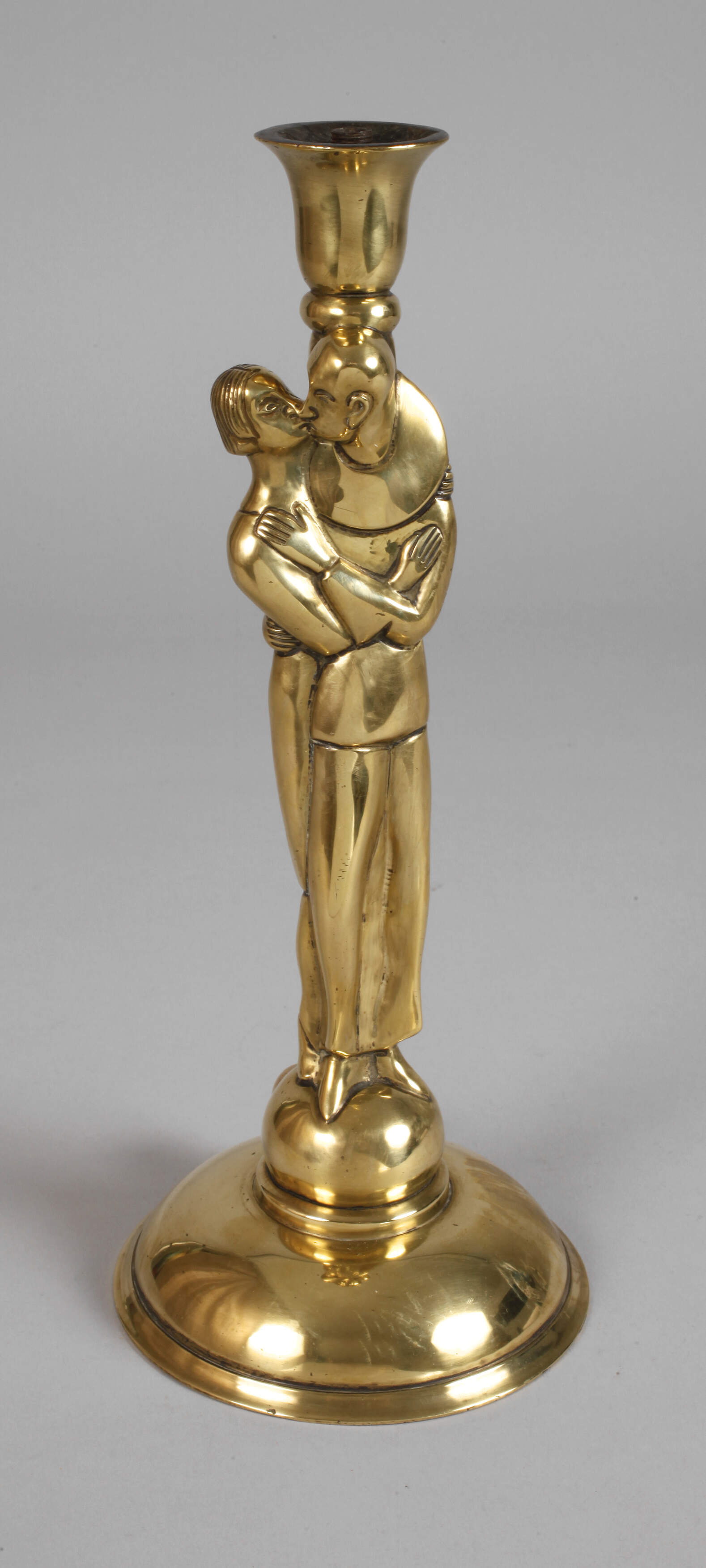 Albert Gustav Bunge, figürlicher Lampenfuß Pierrot