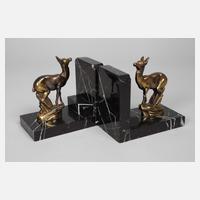 Paar Buchstützen Art déco111