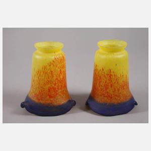 Drei Glasschirme Jugendstil