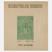 Titelblatt "Ver Sacrum"111