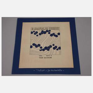 Titelblatt "Ver Sacrum"