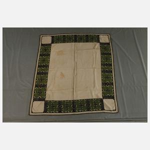 Zweiteilige Garnitur mit Kurbelstickerei