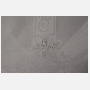 Sechs große Servietten Tulpendekor