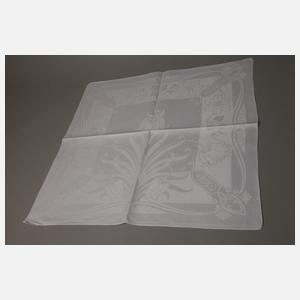 Sechs große Servietten Tulpendekor