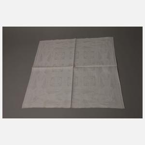 Sechs Servietten Peter Behrens attr.