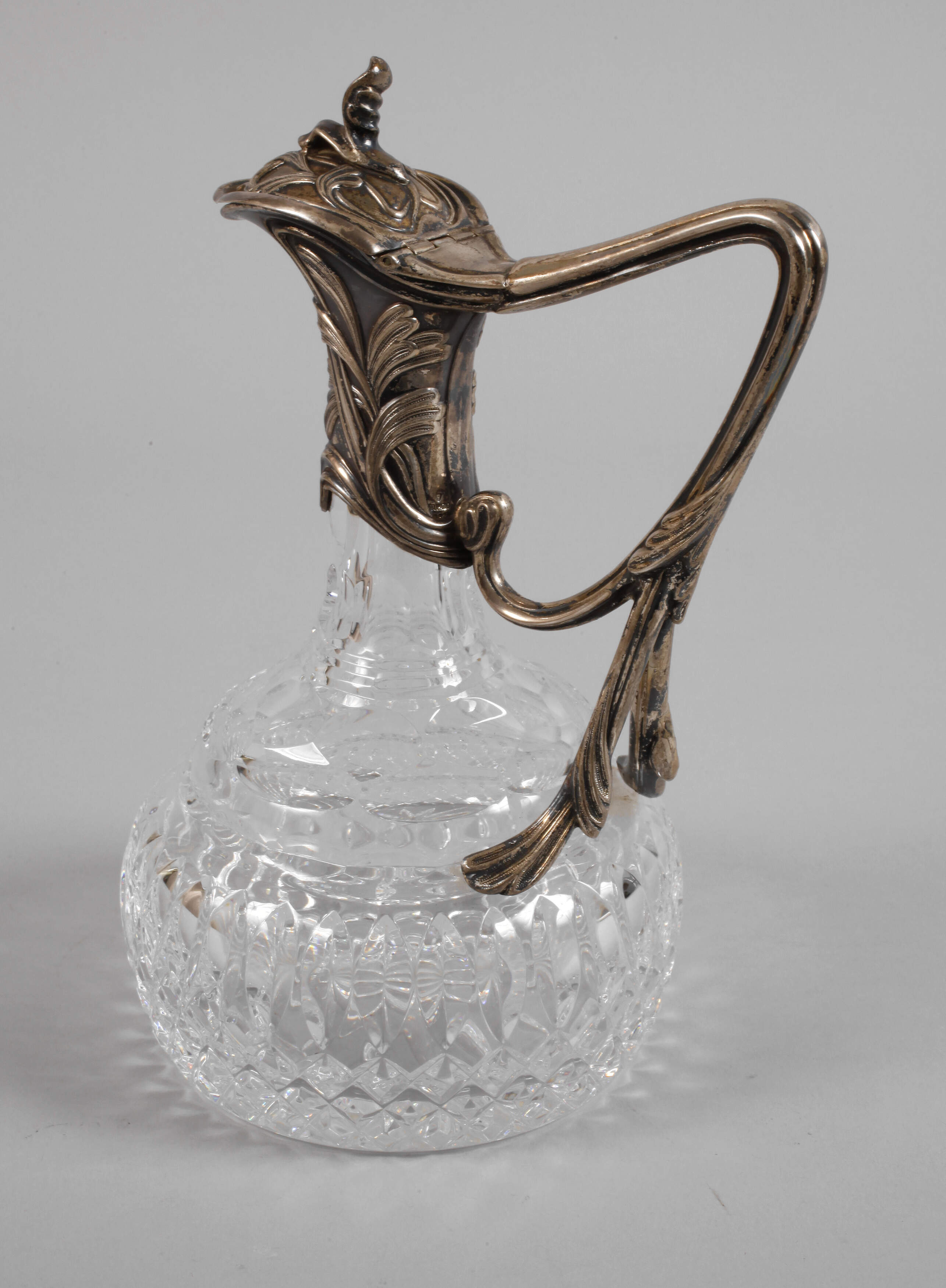 Karaffe mit Silbermontierung