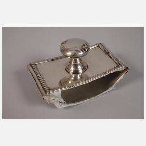 Silber Schreibtischutensilien