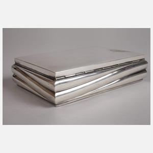 Silber Zigarrenschachtel Art Déco