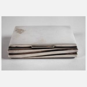 Silber Zigarrenschachtel Art Déco