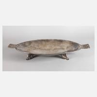 Großes jagdliches Silbertablett Art déco111