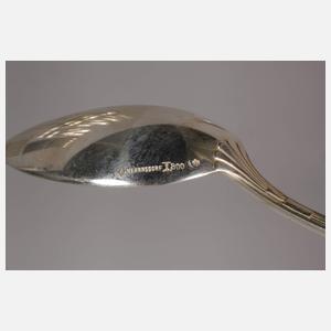 Silberbesteck für sechs Personen