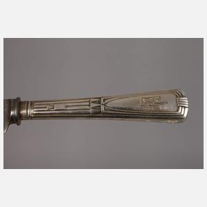 Silberbesteck für sechs Personen