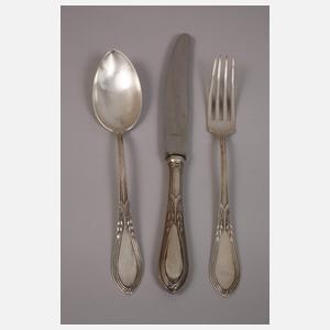 Großes Silberbesteck Wempe