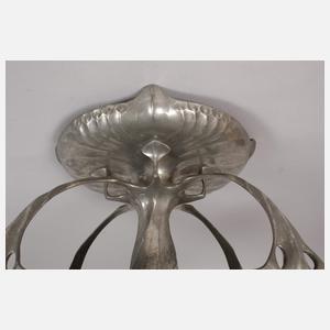 Übergroßer Tafelaufsatz Kayserzinn